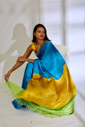 The Rainbow Fish ( Saree and blouse )