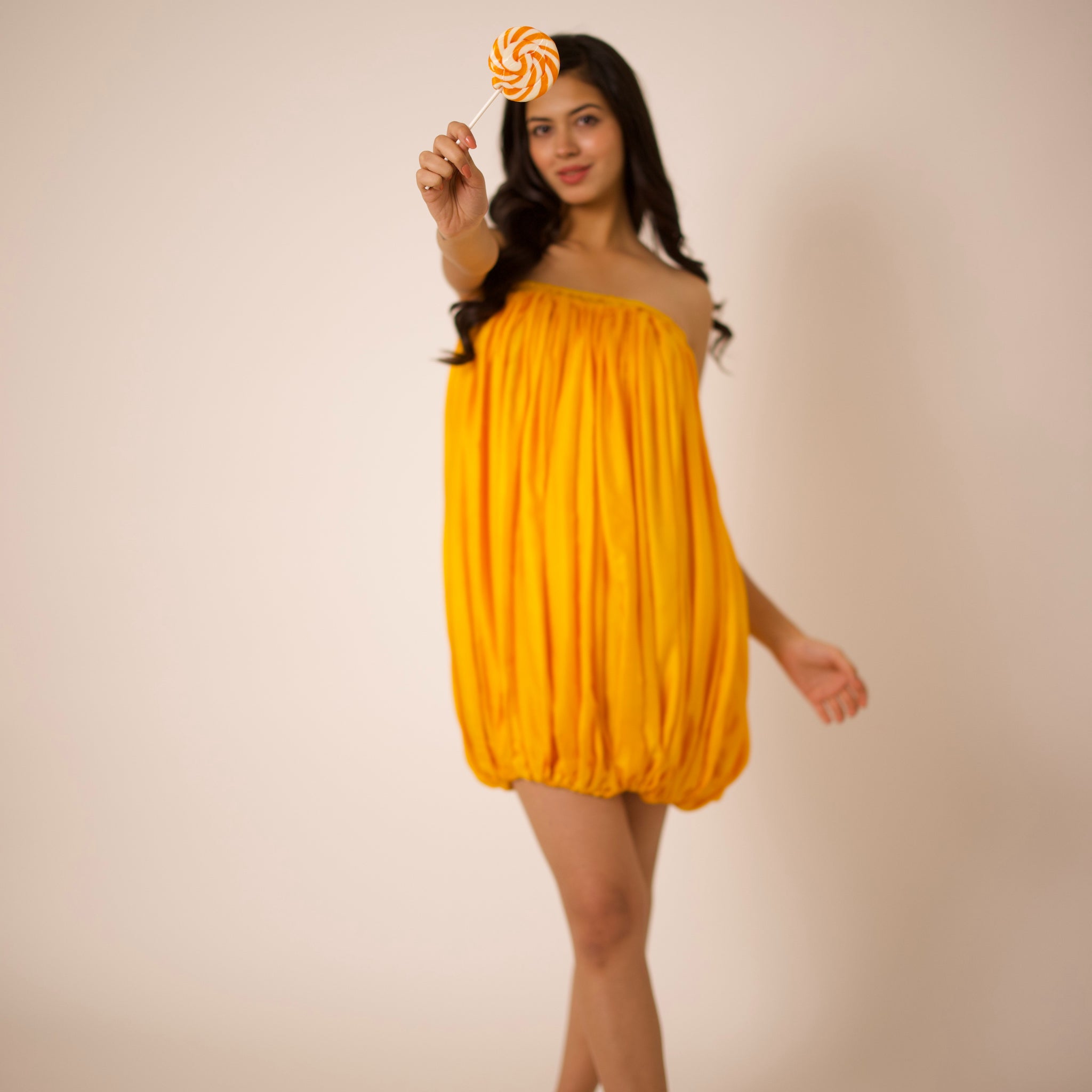 The European Apricot Costume dress