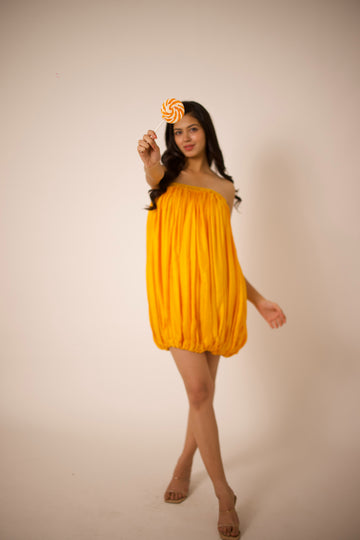 The European Apricot Costume dress