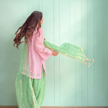 Gulistan set ( with dupatta )