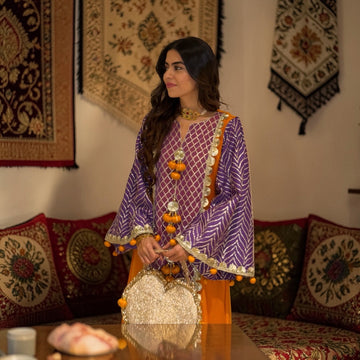 Dilruba e Noor ( Kaftan and Bag )