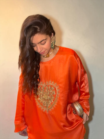 Dil e Zaar ( Farshi set - Imarti Orange )