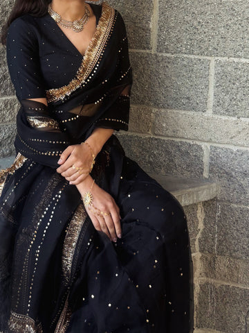 Laila - e - Husn saree ( Black )