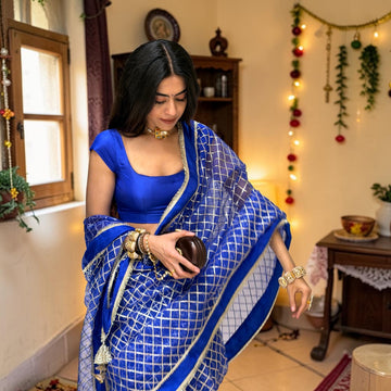 Mehr e Neelam saree