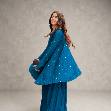 Rang e Gul set ( Peacock Blue )
