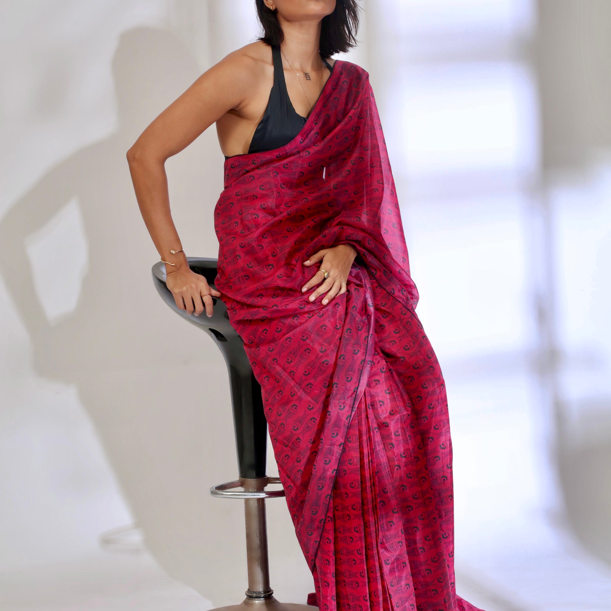 The Jewel Moon ( Saree and blouse )